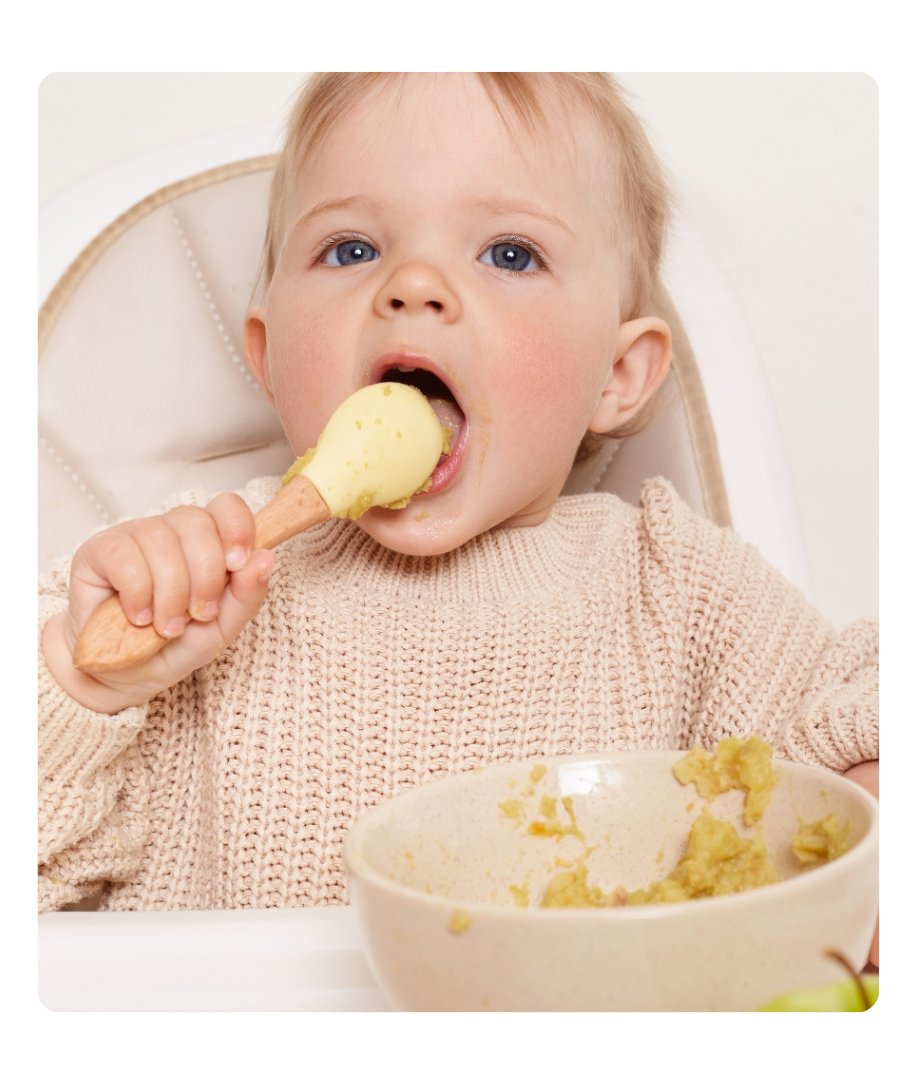 Purées de fruits et légumes locales pour les bébés